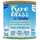 Pure Bliss by Similac Infant Formula, Modeled After Breast Milk, Non-GMO Baby Formula, 24.7 ounces, 4 count